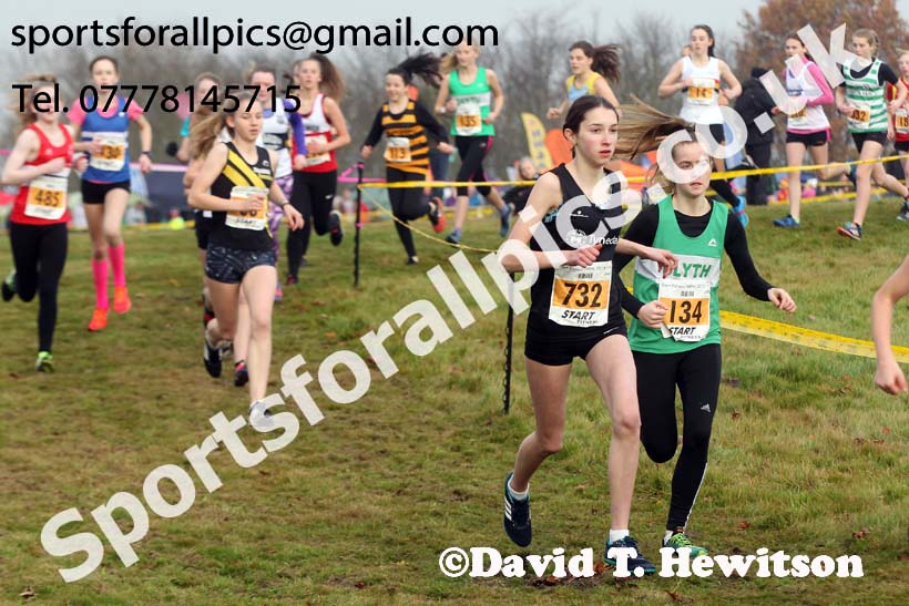 Girls under-15s Start Fitness NEHL, Aykley Heads, Durham. Photo:  David T. Hewitson/Sports for All Pics